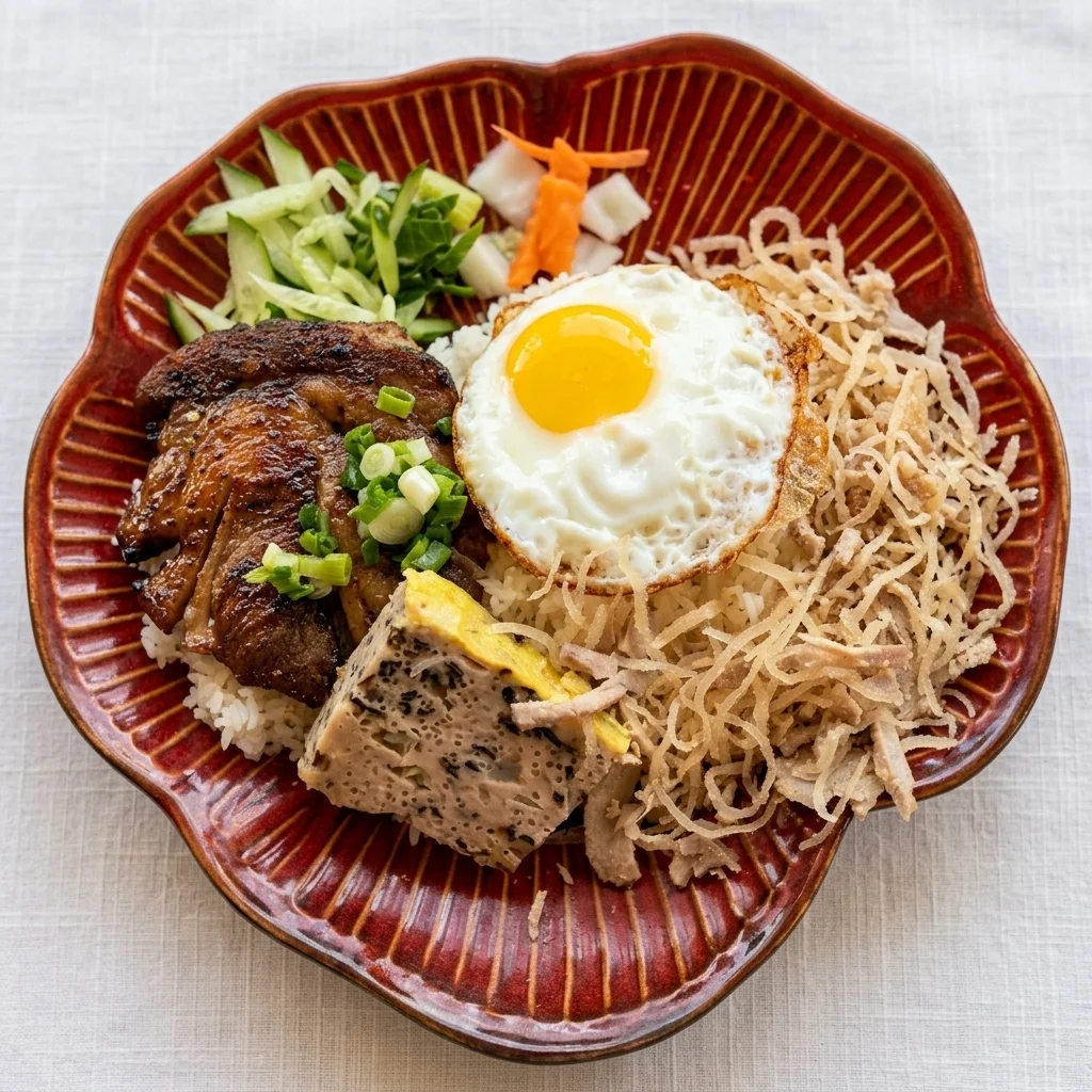 Grilled meat rice vermicelli bowl at Lê La Vietnamese Restaurant near Chinook Centre, Calgary