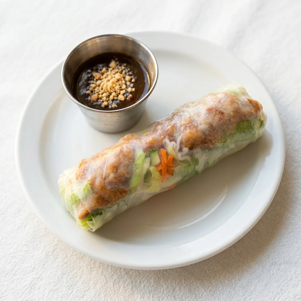 Goi Cuon — fresh Vietnamese salad rolls (3 pieces) at Lê La Vietnamese Restaurant in Calgary