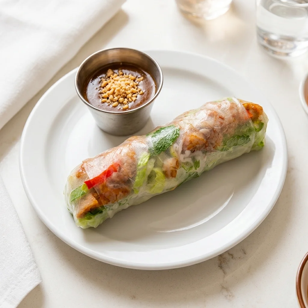 Vietnamese salad rolls (Goi Cuon) at Lê La Restaurant near Chinook Centre