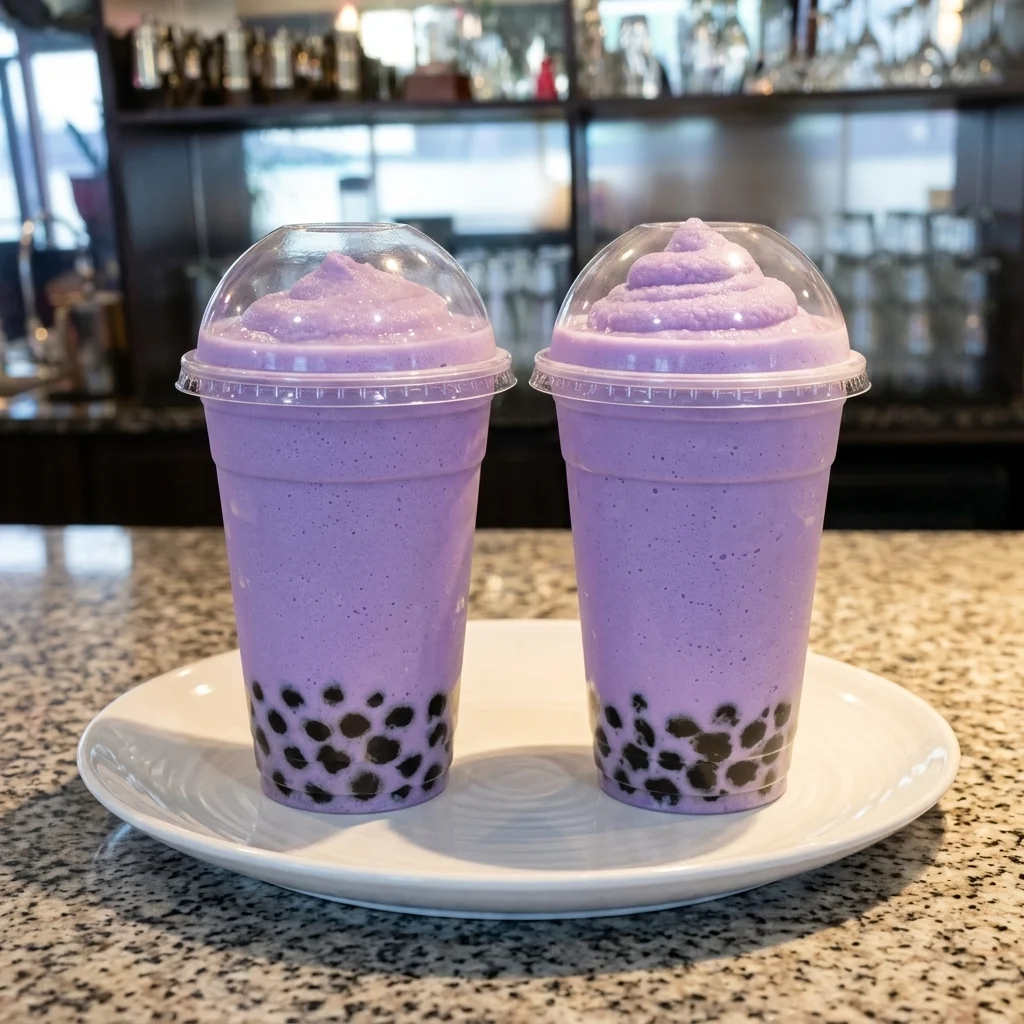 Vietnamese bubble tea (Sinh To Tran Chau) – fresh fruit smoothie with tapioca pearls at Lê La in Calgary